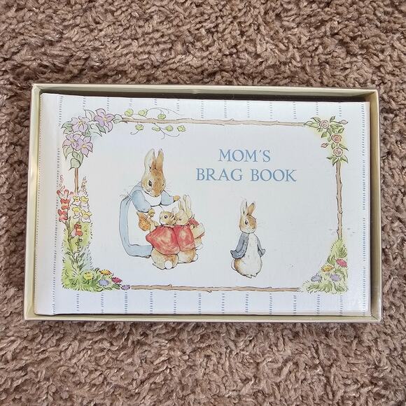 Beatrix Potter Other - Vintage Beatrix Potter Moms Brag Book Photo Album Peter Rabbit 1990 New in Box
